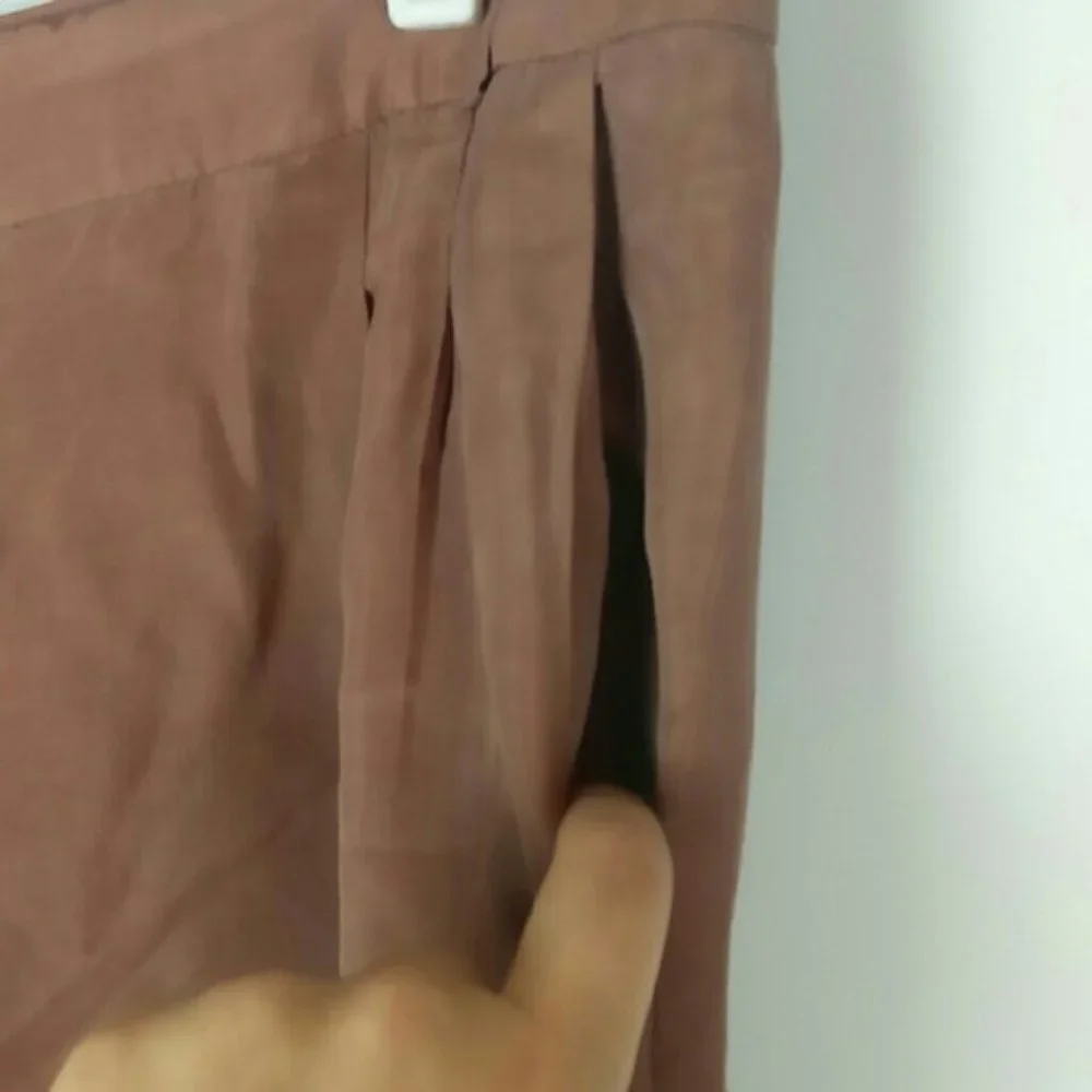 J. Crew City fit Cupro Élan Vegan silk Trouser pants cropped Sz.8